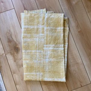 West elm mid century cotton etched grid curtains